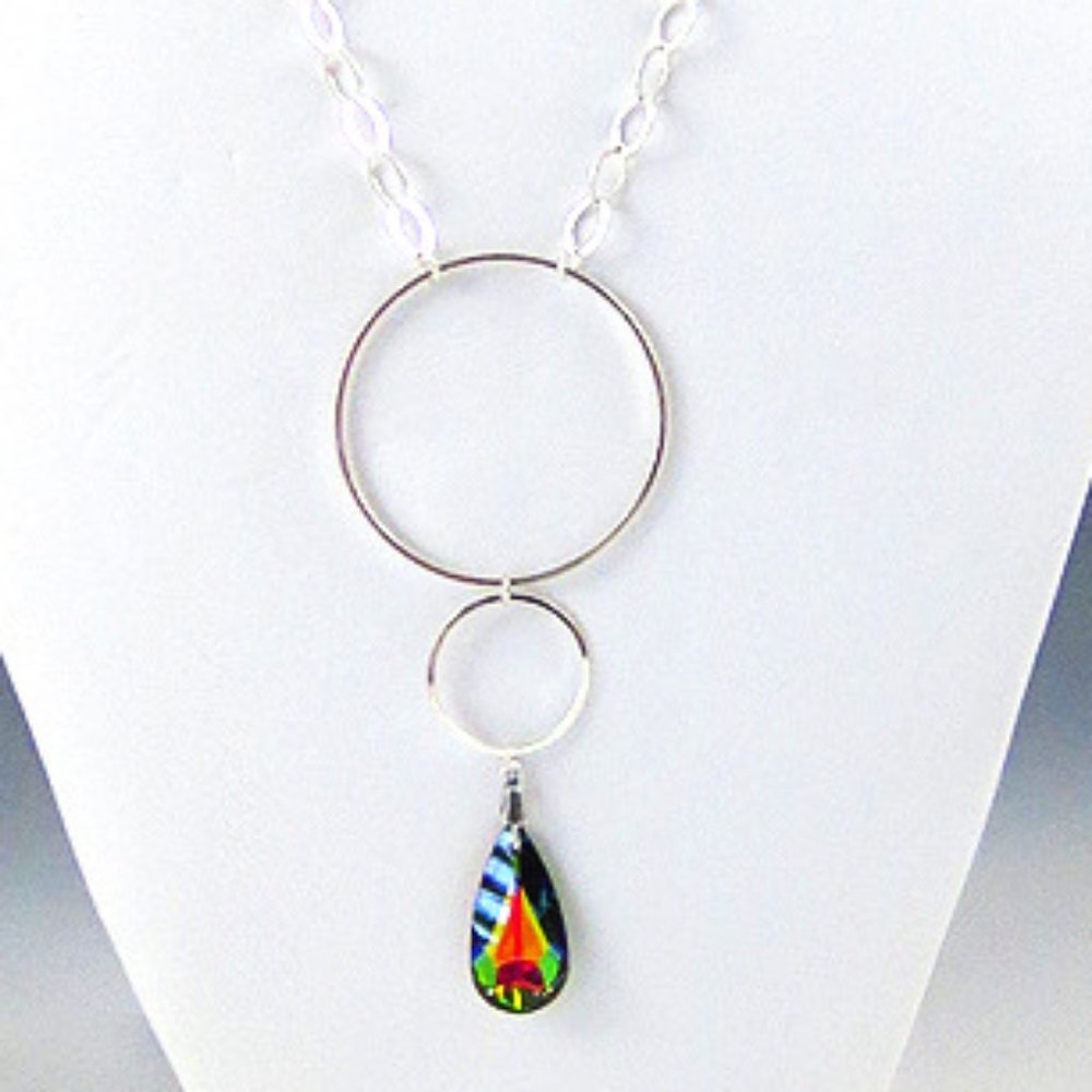 Crystal and Sterling Silver Necklace